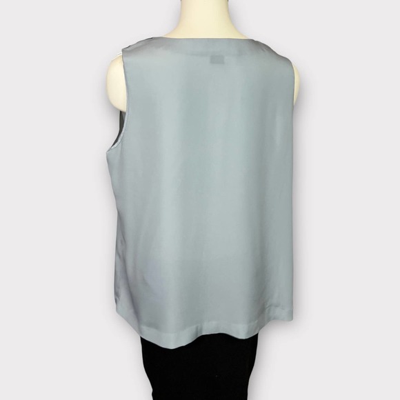 Ann Taylor (L) Polyester Silk Sleeveless Blouse Tank Top - Picture 2 of 9